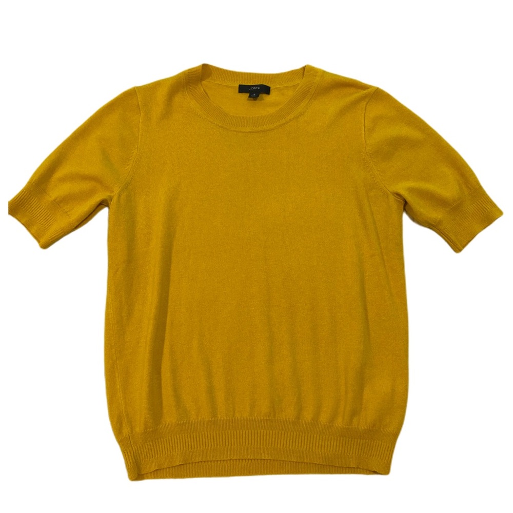 J. Crew Sweater Top in Yellow/Women’s size Small.